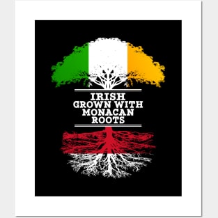 Irish Grown With Monacan Roots - Gift for Monacan With Roots From Monaco Posters and Art